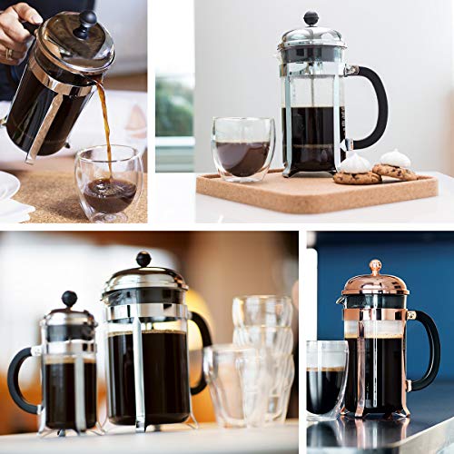 34oz Chambord French Press Coffee Maker (White / 34 oz)