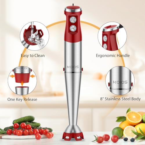 Immersion Blender (Red)
