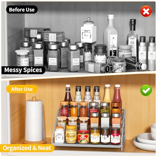 Spice Rack Organizer for Cabinet