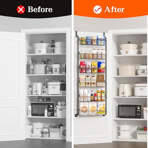 Over the Door Pantry Organizers and Storage