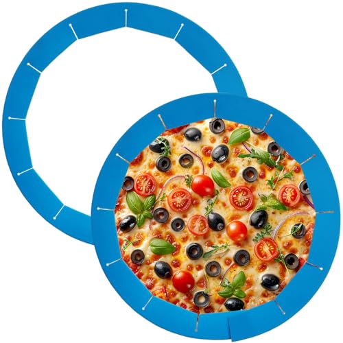 Adjustable Pie Crust Shields Baking Protectors (Blue-2pcs)