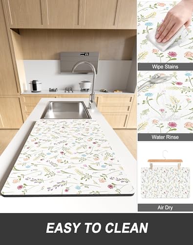 Dish Drying Mat for Kitchen Counter