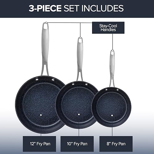 3 Piece Fry Pan Set (3 PC / Rustic Copper)