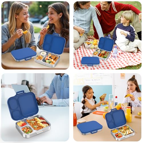 Stainless Steel Bento Lunch Box for Kids