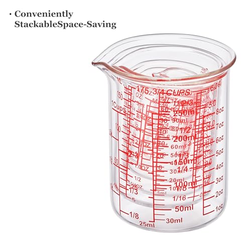 Glass Measuring Cup Set