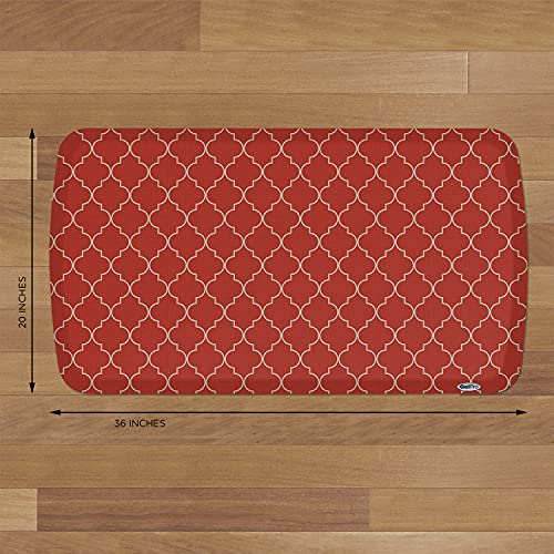 Elite Premier Anti (36"L x 20"W x 0.8"Th / Trellis Red Chile)