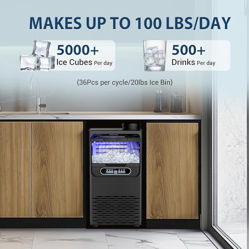 Commercial Ice Maker Machine 100 Lbs (100Lbs/24H-1)