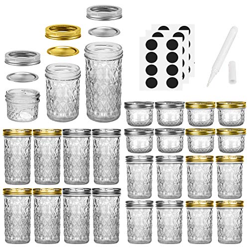 Mason Jars Variety Pack (72 Piece Set)