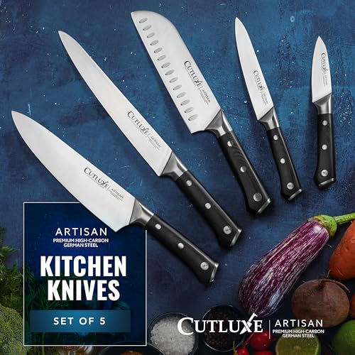 Kitchen Knives (5 Pcs Knife Set without Block)
