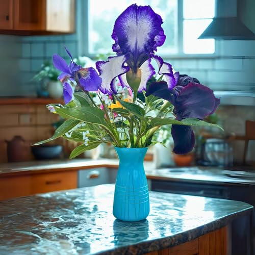 Matchstick Colored Glass Vases (2 Count)