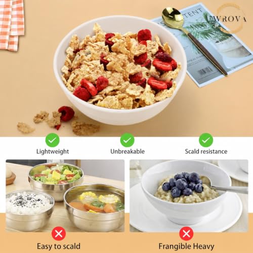 Wheat Straw Bowls Set 60 OZ (60 oz / White)