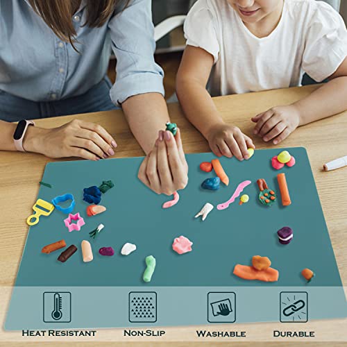 Extra Large Dark Green Countertop Mat