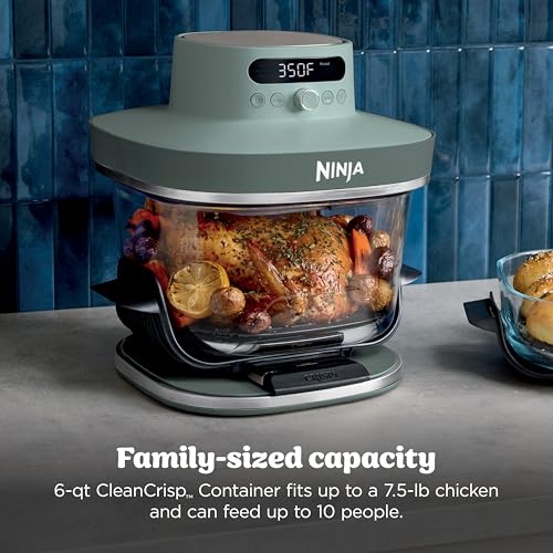 Crispi Pro Glass Air Fryer (Ash Grey)