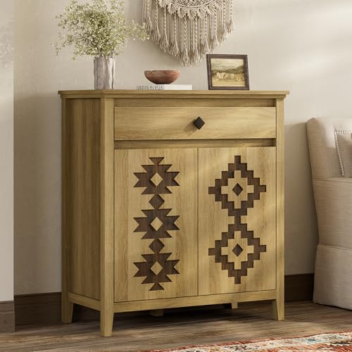 32'' Buffet Cabinet with Storage (Oak)