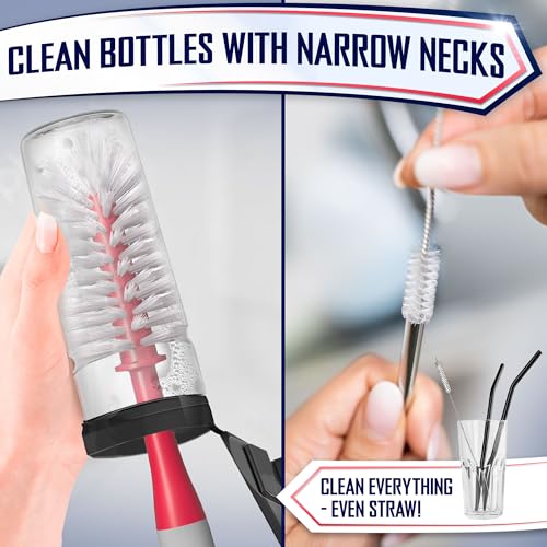 Dish Brush Set of 4 (Red)