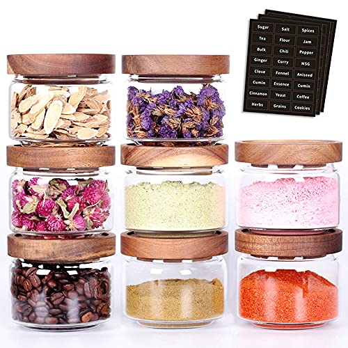 8 Pcs Spice Containers (clear)