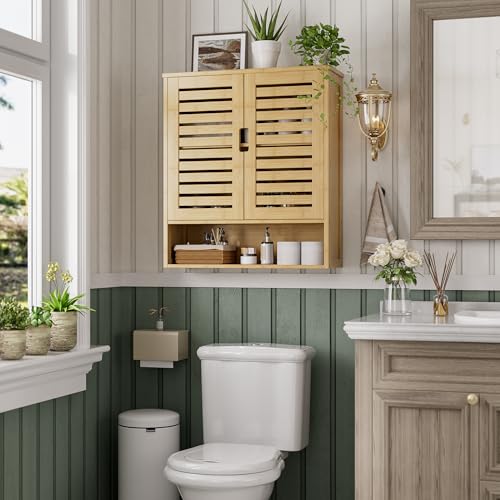 Bathroom Cabinet Wall Mounted (Natural)