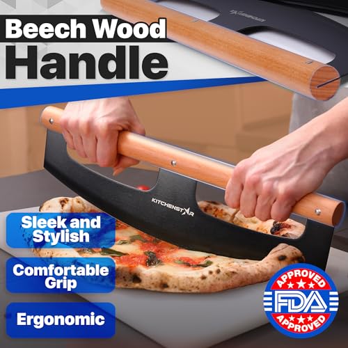16 Inch Pizza Cutter Rocker Blade