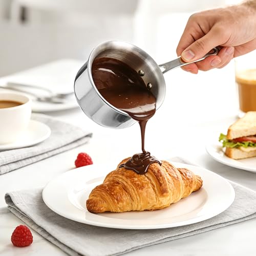 Mini Sauce Pan with Lid (0.34 QT / Silver)