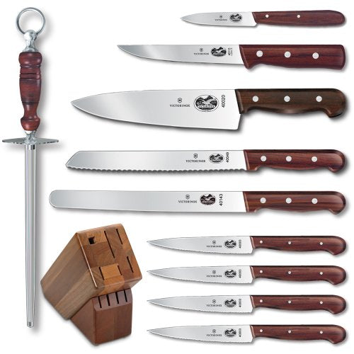 Rosewood 11 Piece Knife Block Set (11 Pc Rosewood)