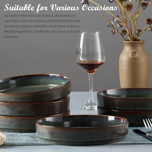 Pasta Bowls Set of 6 (Blackish Green)
