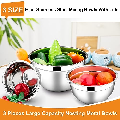 Mixing Bowls with Lids Set (3 Count)