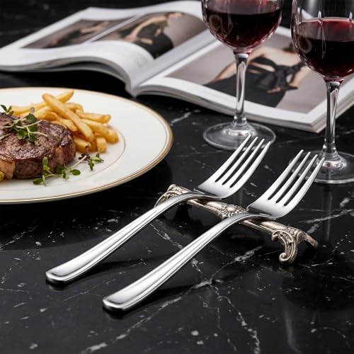 100 Piece Silver Plastic Forks (Silver / 100)