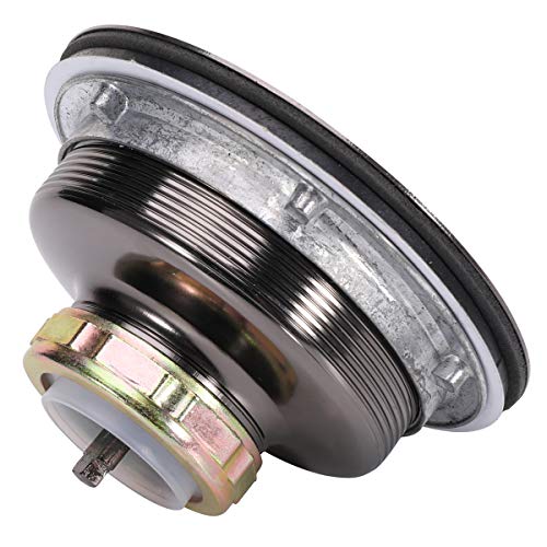 3-1/2 Inch Kitchen Sink Drain AC Assembly with Strainer Basket/Stopper, All Stainless Steel Antique Copper Durable and Rustproof