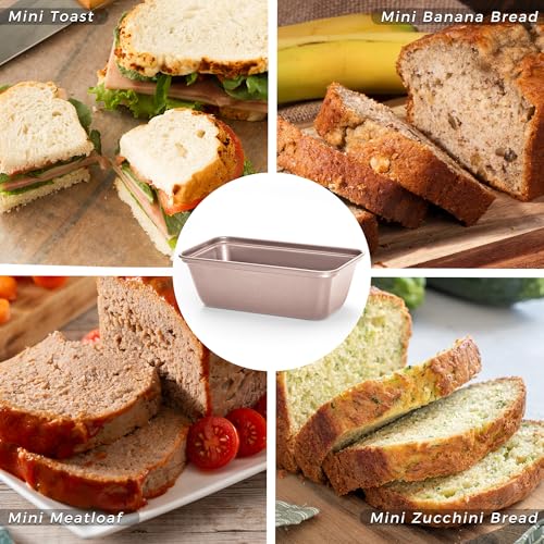 Mini Loaf Pans for Baking (3 Count)