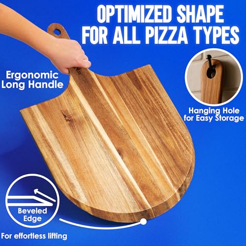 16 Inch Wooden Pizza Peel