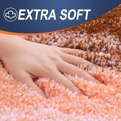 Bathroom Runner Rug 59x20 (59" X 20" / Orange)