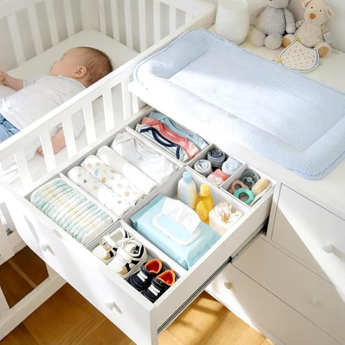 Drawer Organizer Clothes (White / 26 Pack)
