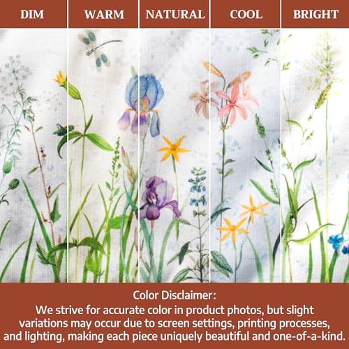 Double Oven Mitts 100% Cotton Double Oven Glove (012 - Fleurs De Mai / 7" x 35" (Double Oven Mitt))
