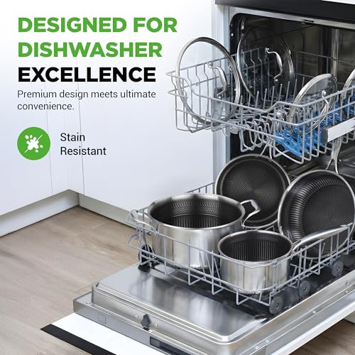 8 Piece Triply Cookware Set Stainless Steel (8pc Set / Stainless Steel)