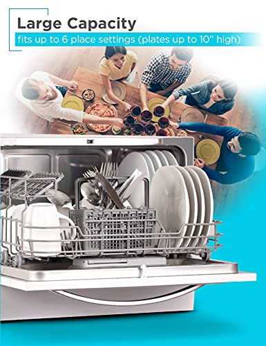 Countertop Dishwasher (White/Black)