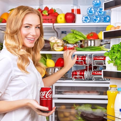 Soda Can Dispenser Rack for Fridge