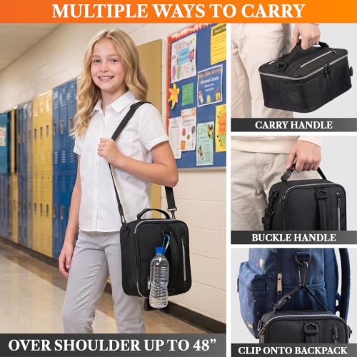 Insulated Lunch Bag for Men Women Kids