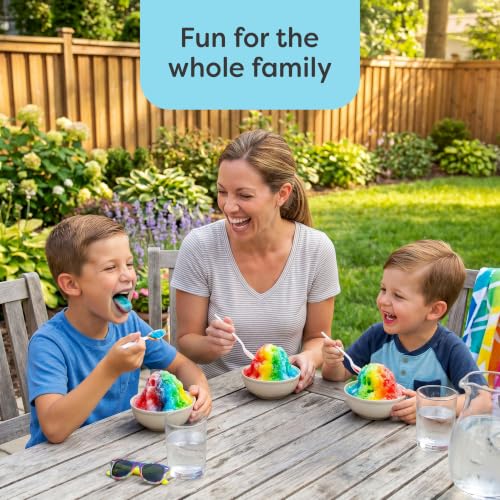 Snow Cone Shaved Ice Machine (Single Serve / Red)