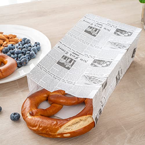 Bag Tek 6 Lb Disposable Lunch Bags (6 lb / Newsprint)
