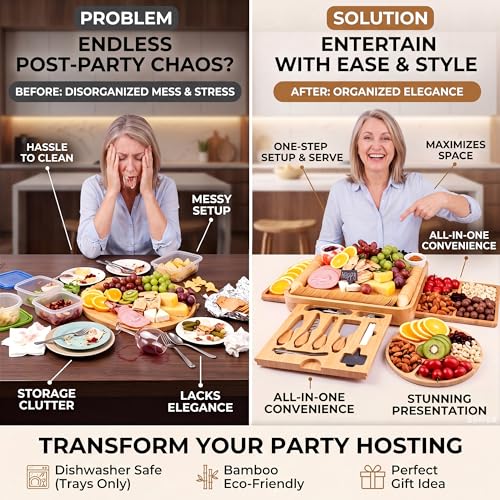 Charcuterie Boards Gift Set (Woody)