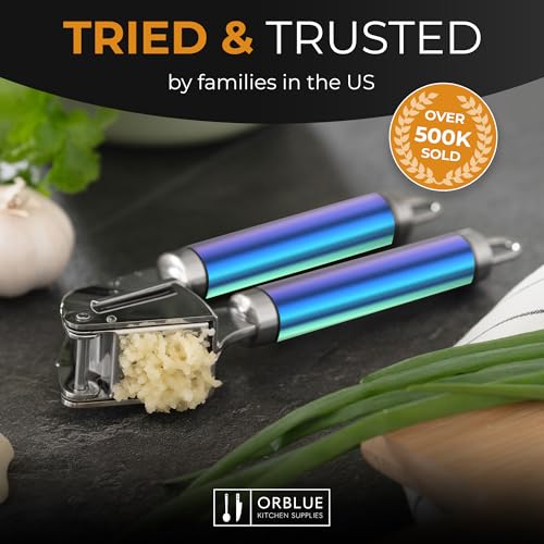 Garlic Press and Peeler Set