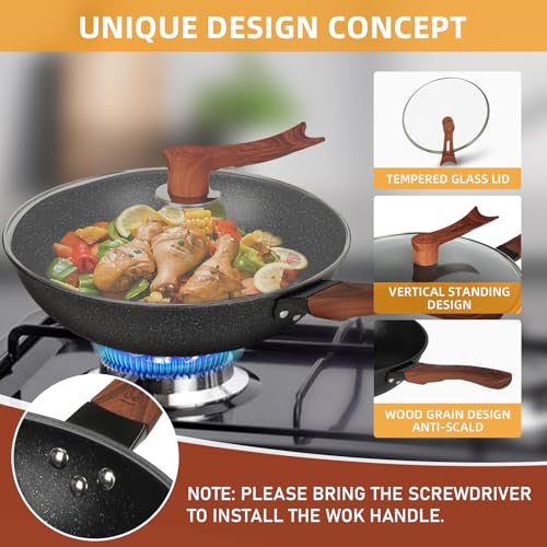 13'' Nonstick Wok