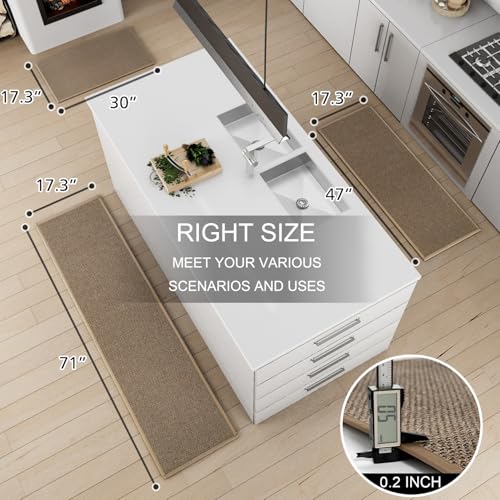 Kitchen Mat Set of 2 PCS (2 Count)