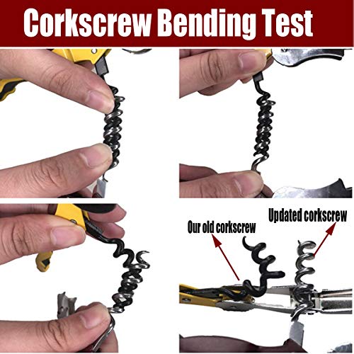 Professional Waiter Corkscrew Wine Openers Set (4 Count)