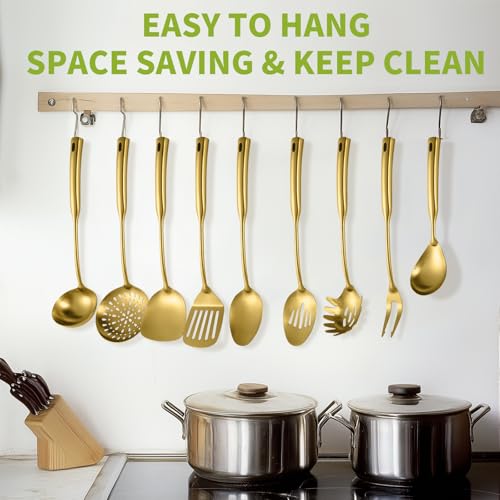 Kitchen Utensil Set (Gold)