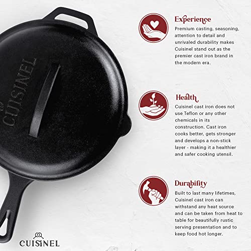 Cast Iron Skillet with Lid (10")