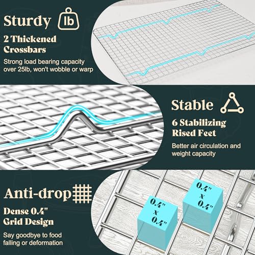 Cooling Racks for Cooking and Baking