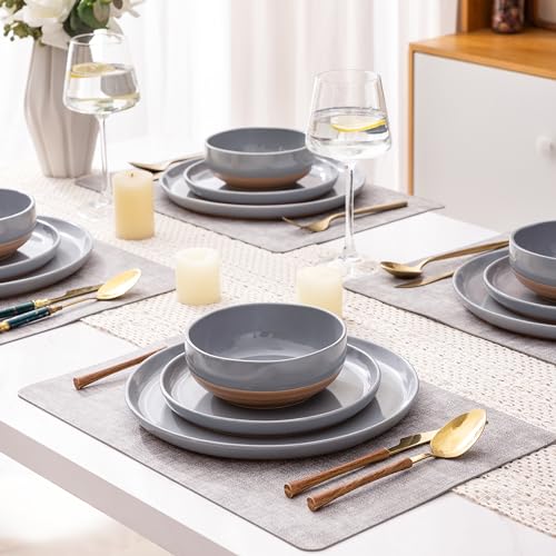 Dinnerware Sets for 8 (Limestone / Service For 8(24Pcs))