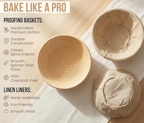 Banneton Bread Proofing Baskets (2 Count)