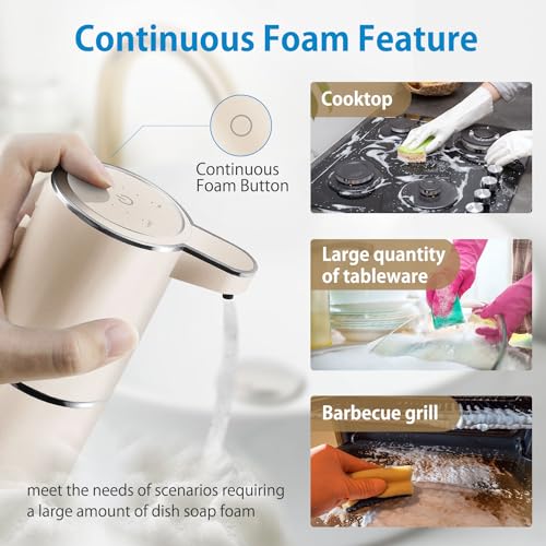 Automatic Foaming Soap Dispenser (Champagne Gold / Foam)